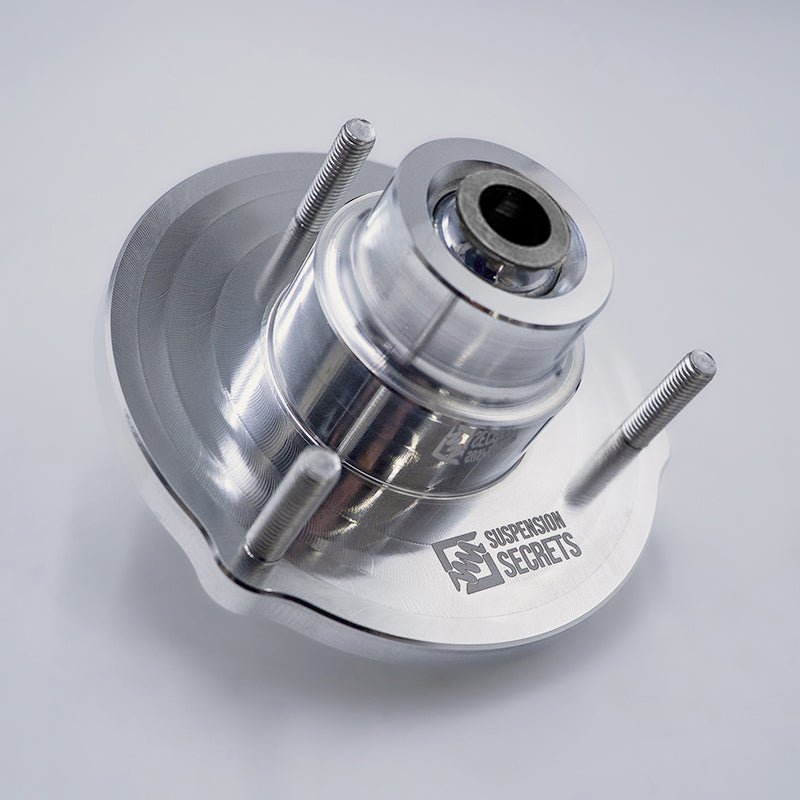 Suspension Secrets Rear Camber Plate Top Mounts – Porsche 981 / 718 Cayman GTS - Evolve Automotive
