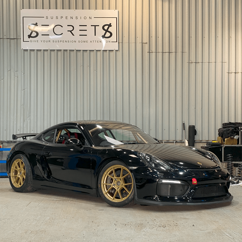 Suspension Secrets Solid Control Arm Bushes - Porsche 981/ 718 Cayman GT4 - Evolve Automotive