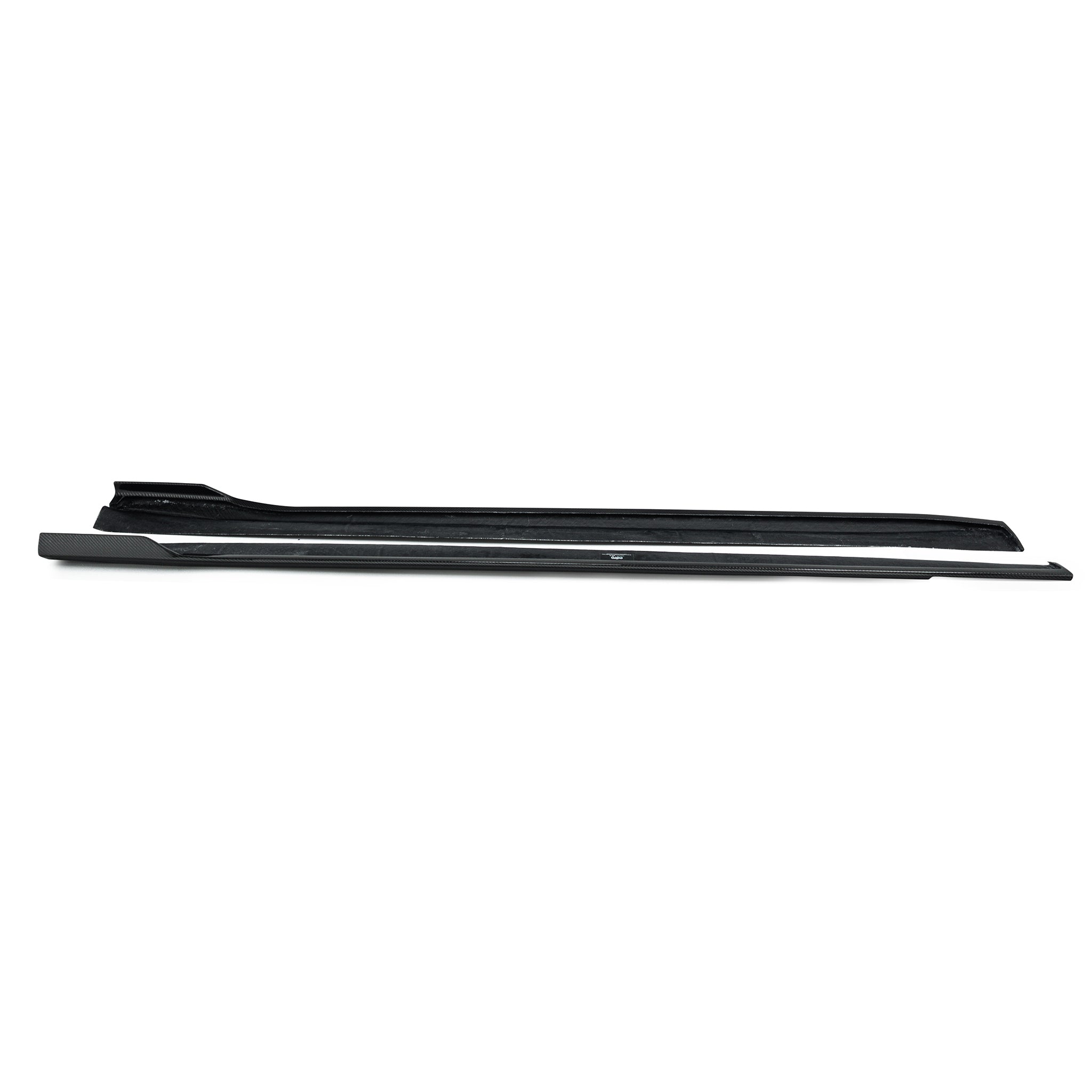 Tesla Model 3 Carbon Fibre V2 Side Skirts by Adro (2017+) - Evolve Automotive