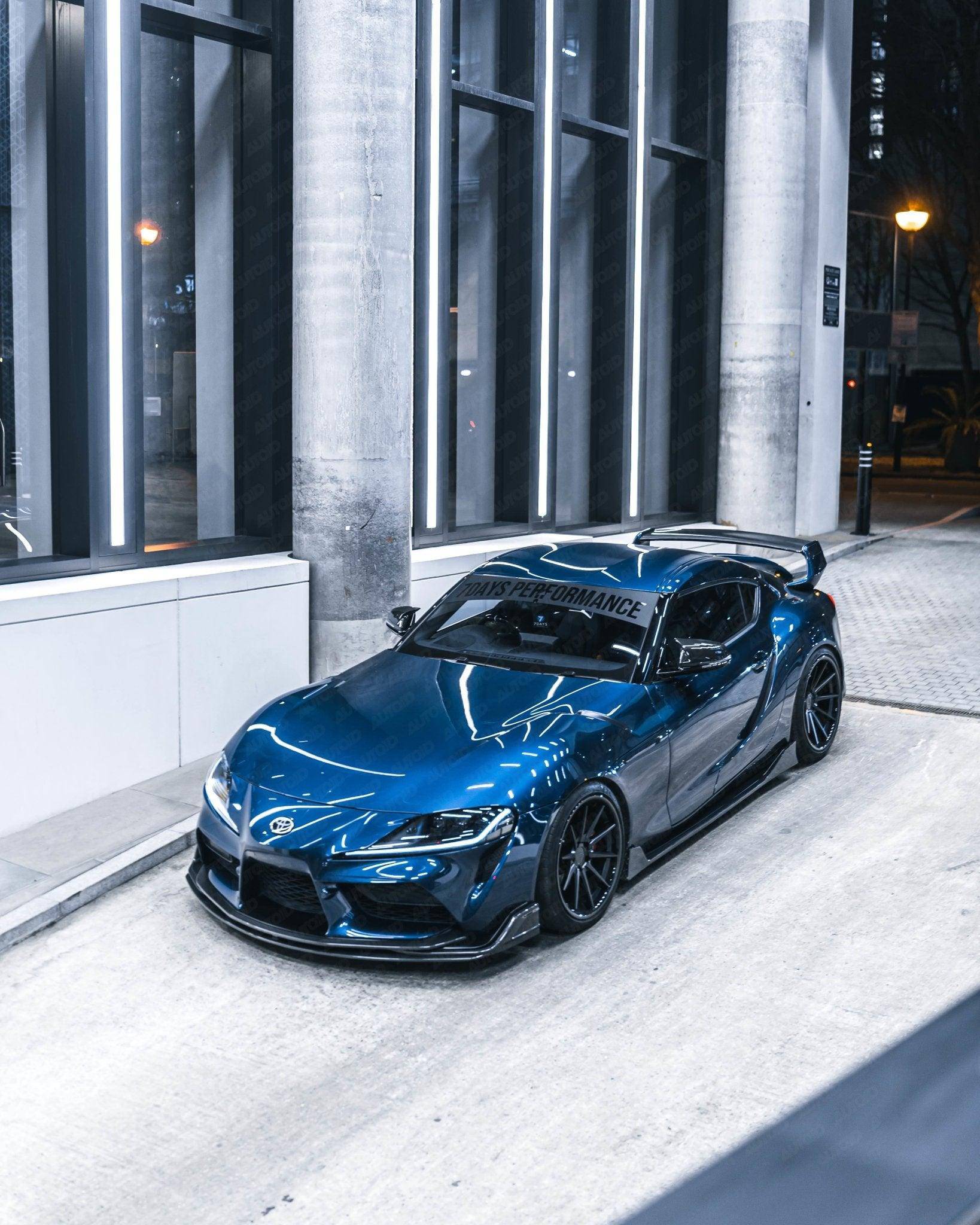 Toyota Supra Mk5 Carbon Fibre ID - 01 Front Splitter (2019+) - Evolve Automotive