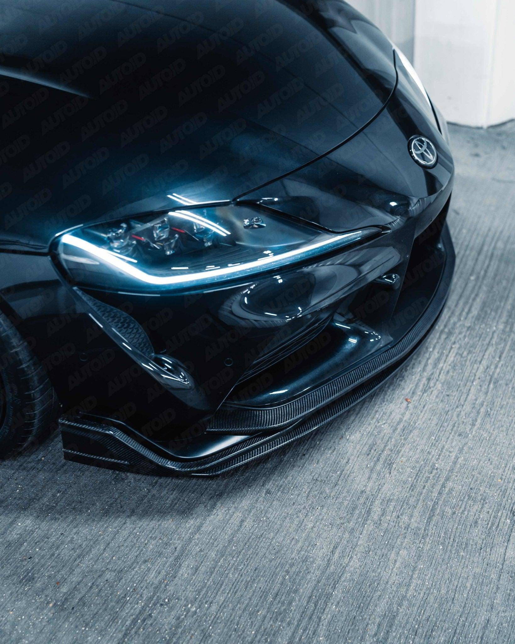 Toyota Supra Mk5 Carbon Fibre ID - 01 Front Splitter (2019+) - Evolve Automotive