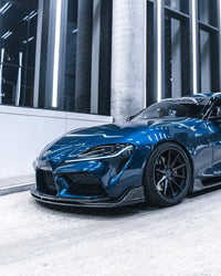 Toyota Supra Mk5 Carbon Fibre ID - 01 Front Splitter (2019+) - Evolve Automotive
