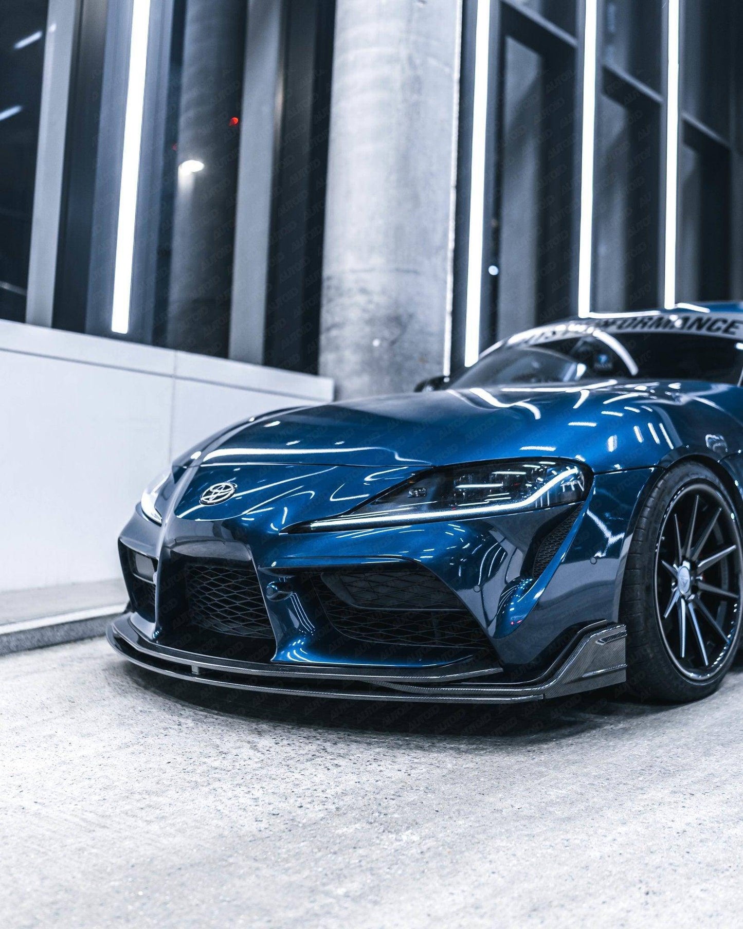 Toyota Supra Mk5 Carbon Fibre ID - 01 Front Splitter (2019+) - Evolve Automotive