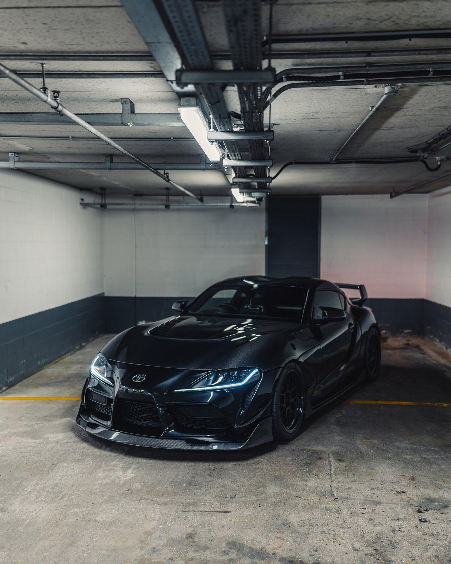 Toyota Supra Mk5 Carbon Fibre ID - 23 Front Splitter (2019+) - Evolve Automotive