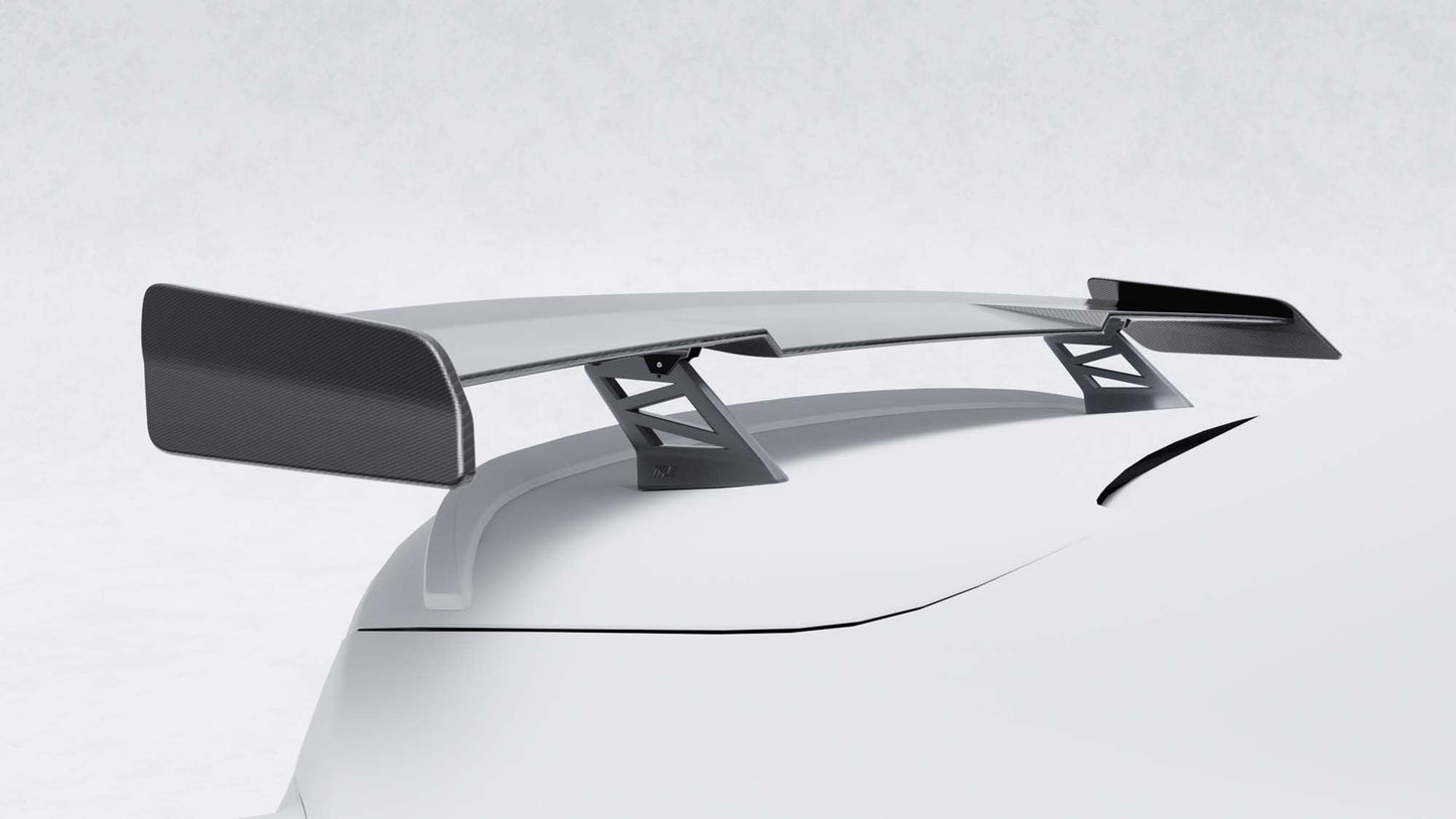 TR87 V2 Pre - Preg Carbon Fibre Rear Wing by Trevora - Evolve Automotive
