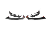 TRE Pre - Preg Carbon Fibre Performance Front Splitter - BMW G60 G61 5 Series + i5 - Evolve Automotive