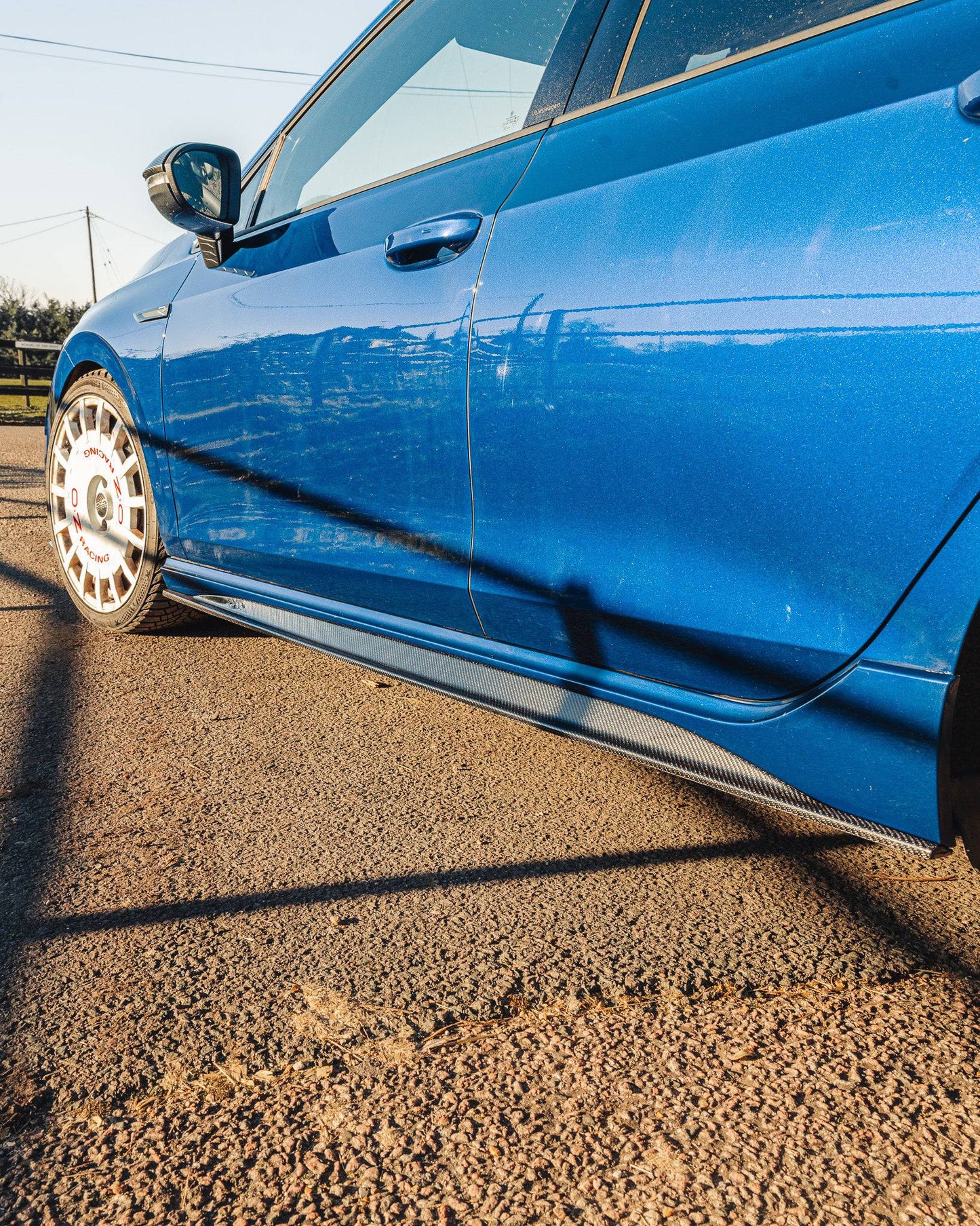 Volkswagen Golf R Mk8 Carbon Fibre ID - 01 Side Skirts (2020+) - Evolve Automotive