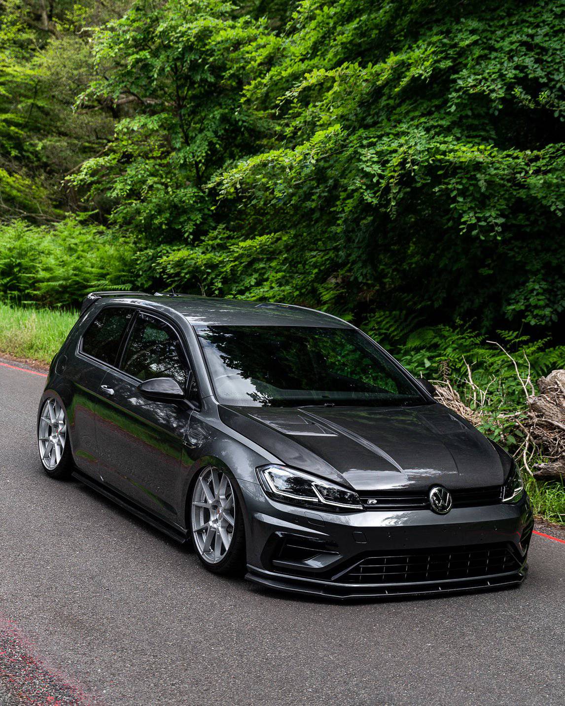 VW Golf, Golf GTI & Golf R Mk7 & Mk7.5 Carbon Fibre Front Bonnet by FORM (2013-2020) - Evolve Automotive