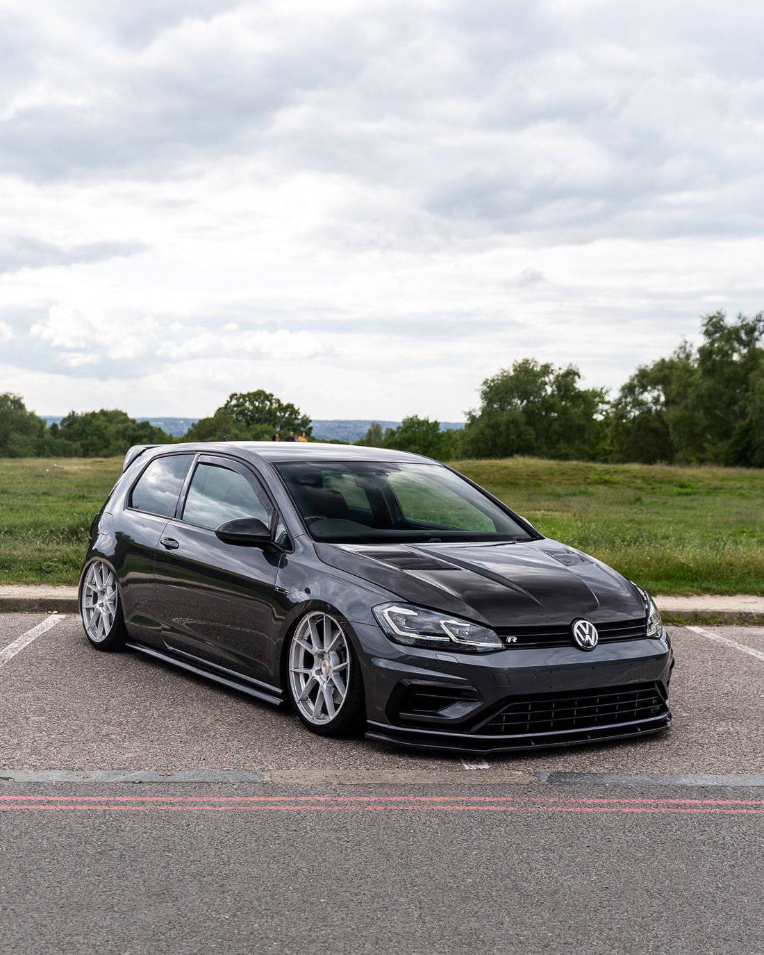 VW Golf, Golf GTI & Golf R Mk7 & Mk7.5 Carbon Fibre Front Bonnet by FORM (2013-2020) - Evolve Automotive
