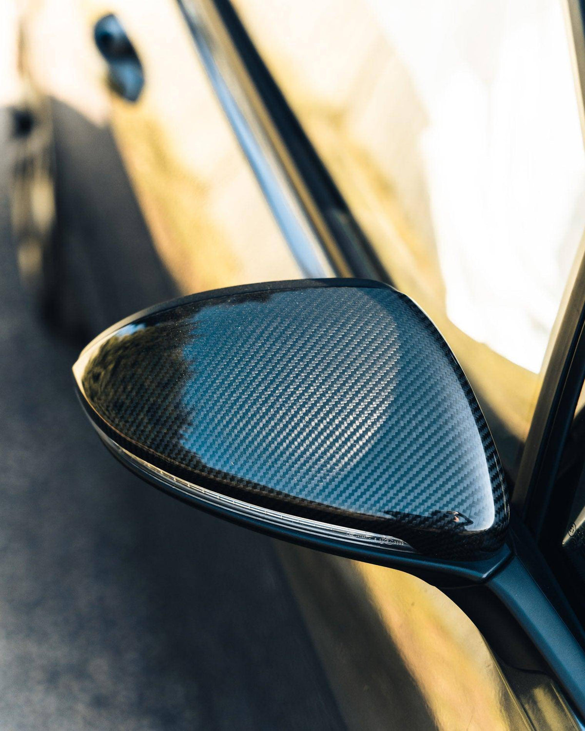 VW Golf, Golf GTI & Golf R Mk7 / Mk7.5 Pre-Preg Carbon Fibre Wing Mirror Covers by FORM (2013-2020) - Evolve Automotive