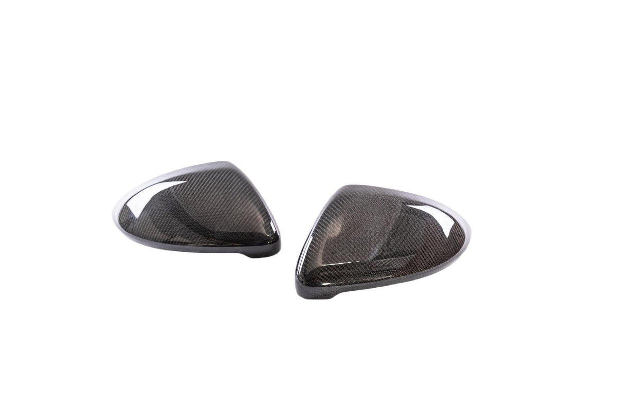 VW Golf, Golf GTI & Golf R Mk7 / Mk7.5 Pre-Preg Carbon Fibre Wing Mirror Covers by FORM (2013-2020) - Evolve Automotive