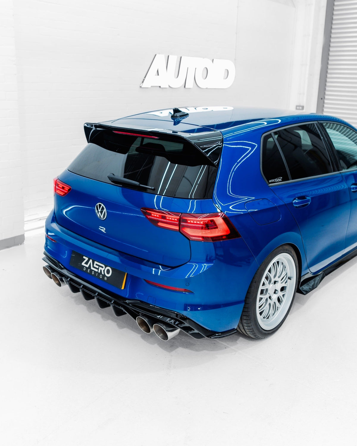 Gtd Rear Shot VW Golf R-Line / GTI / R / GTD / GTE Mk8 & Mk8.5 EVO-1 Gloss Black Rea ...