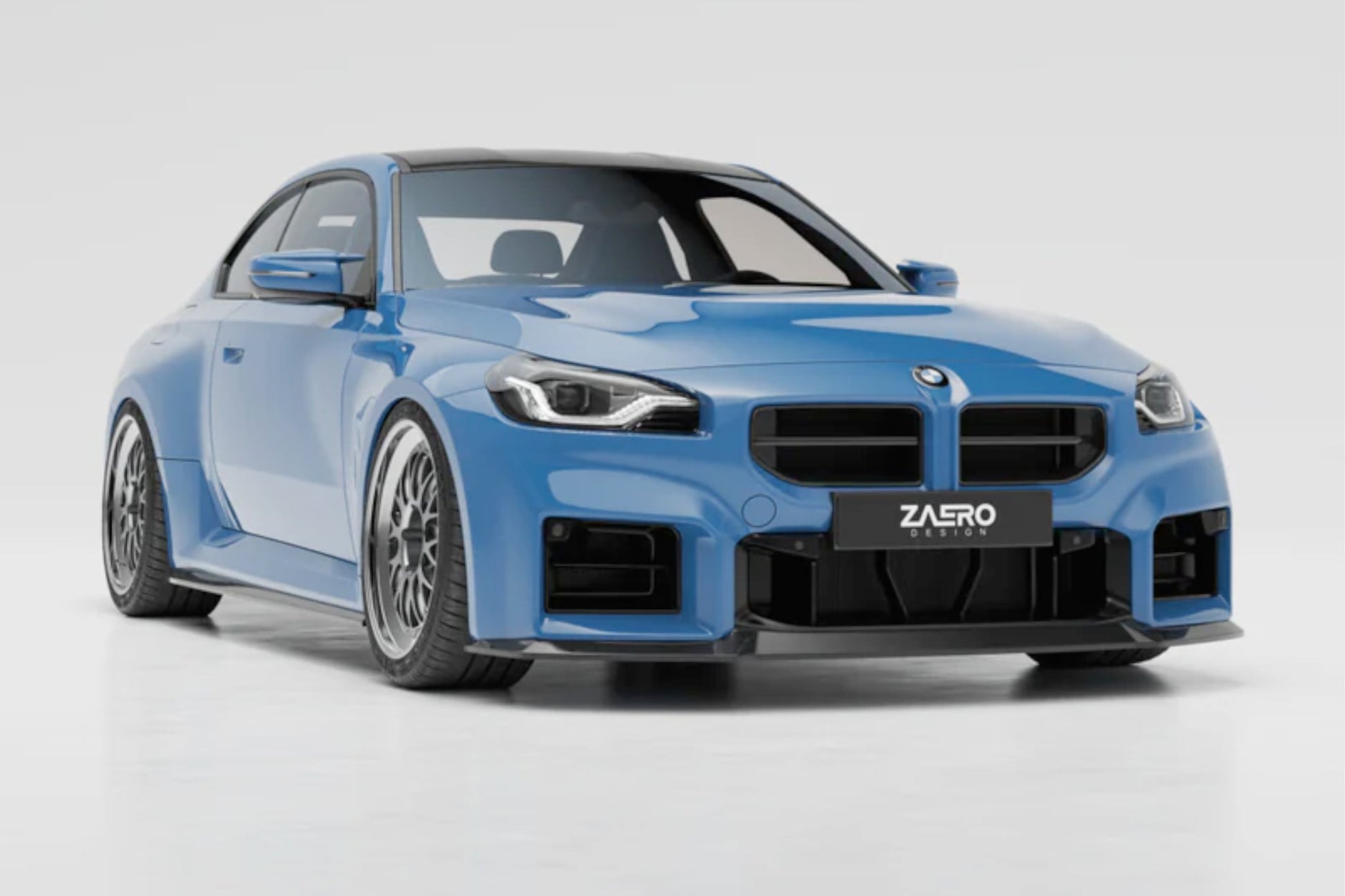 Zaero EVO - S Gloss Black Front Grilles - BMW G87 M2 (2023+) - Evolve Automotive