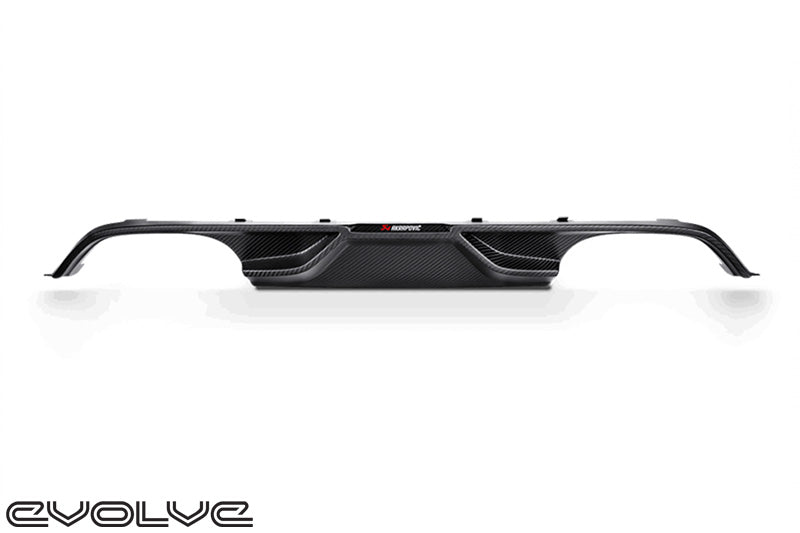 Akrapovic Carbon Fibre Rear Diffuser - BMW F85 X5M | F86 X6M - Evolve Automotive