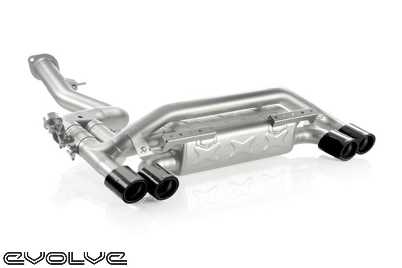 Akrapovic Slip On Line (Titanium) - BMW 1 Series E82 1M - Evolve Automotive