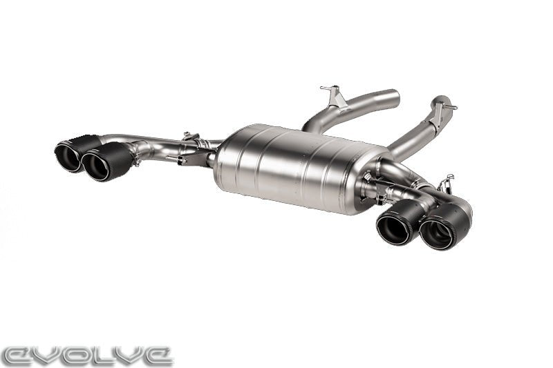 Akrapovic Slip On Line (Titanium) - BMW F97 X3M | X3M Competition | F98 X4M | X4M Competition (GPF) - Evolve Automotive