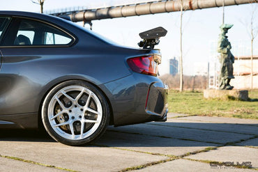 Alpha N Carbon Fibre GTS Style Adjustable Rear Wing - BMW F87 M2 | F80 M3 | F82 M4 - Evolve Automotive