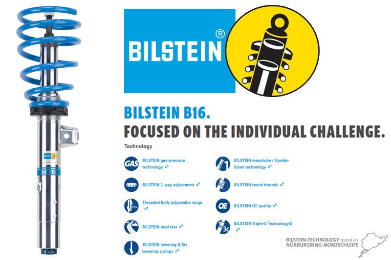 Bilstein B16 PSS10 Coilovers - BMW F Series 1 Series M135i | M140i | 2 Series M235i | M240i | 3 Series 335i | 340i | 4 Series 435i | 440i