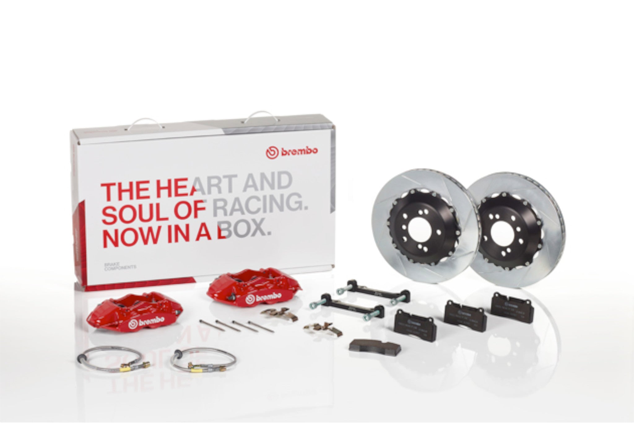 Brembo GT 4pot Front Brake Conversion Kit 355mm Slotted Discs – BMW E46 M3 - Evolve Automotive