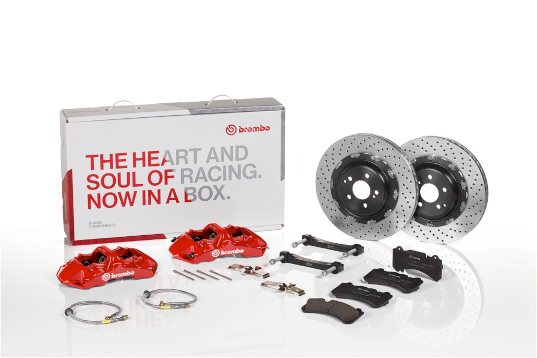 Brembo GT 6pot Front Brake Conversion Kit 380mm Drilled Discs – BMW F87 M2 Competition - Evolve Automotive