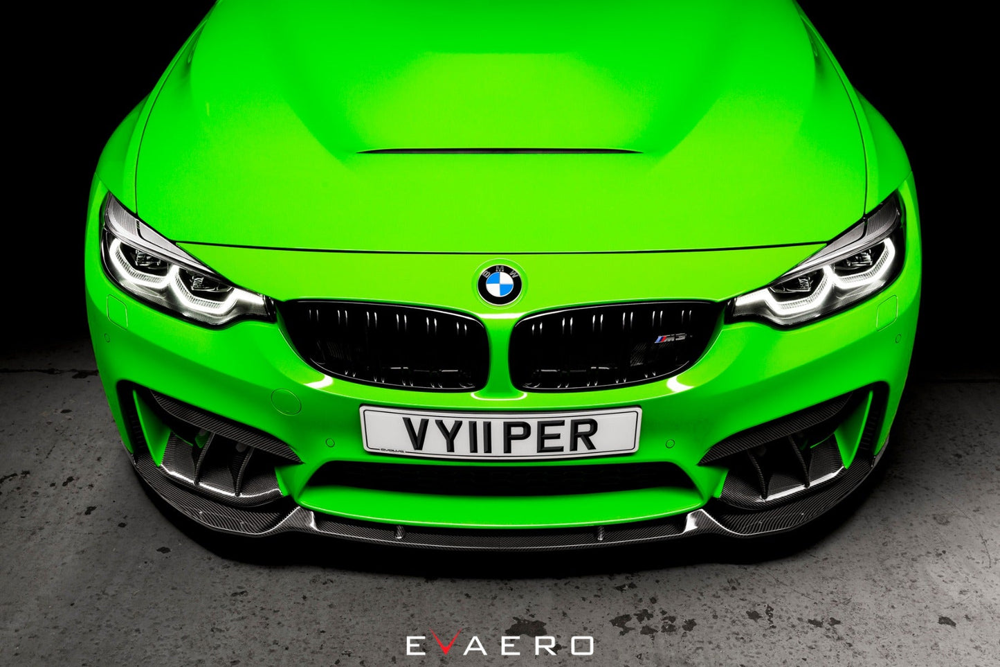 Evaero Carbon Front Splitter - BMW F80 M3 | F82 | F83 M4 - Evolve Automotive