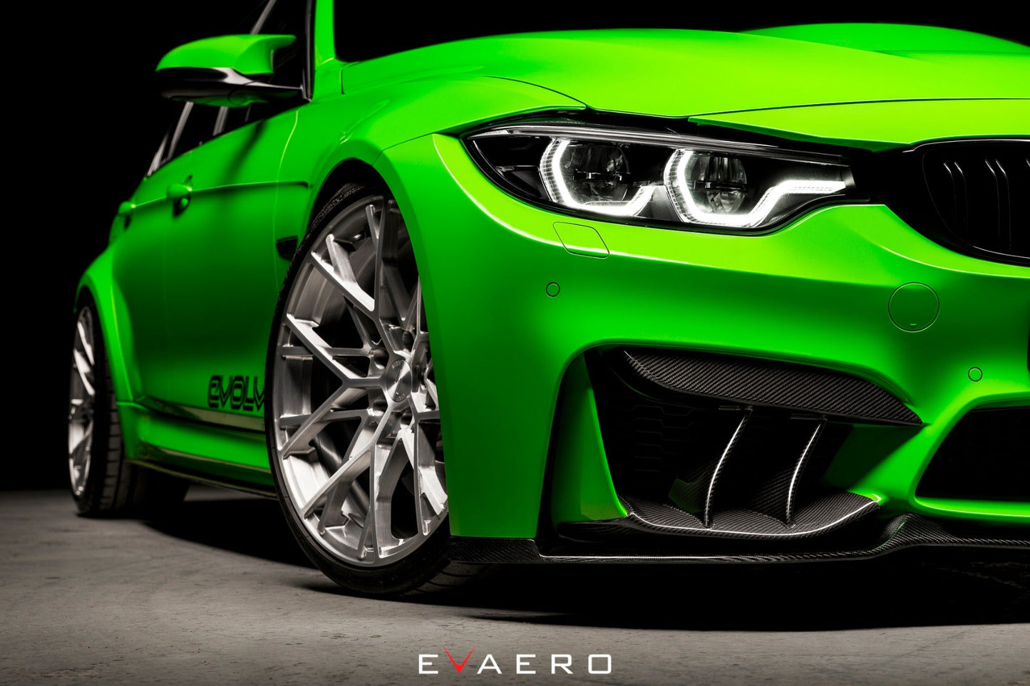 Evaero Carbon Front Splitter - BMW F80 M3 | F82 | F83 M4 - Evolve Automotive