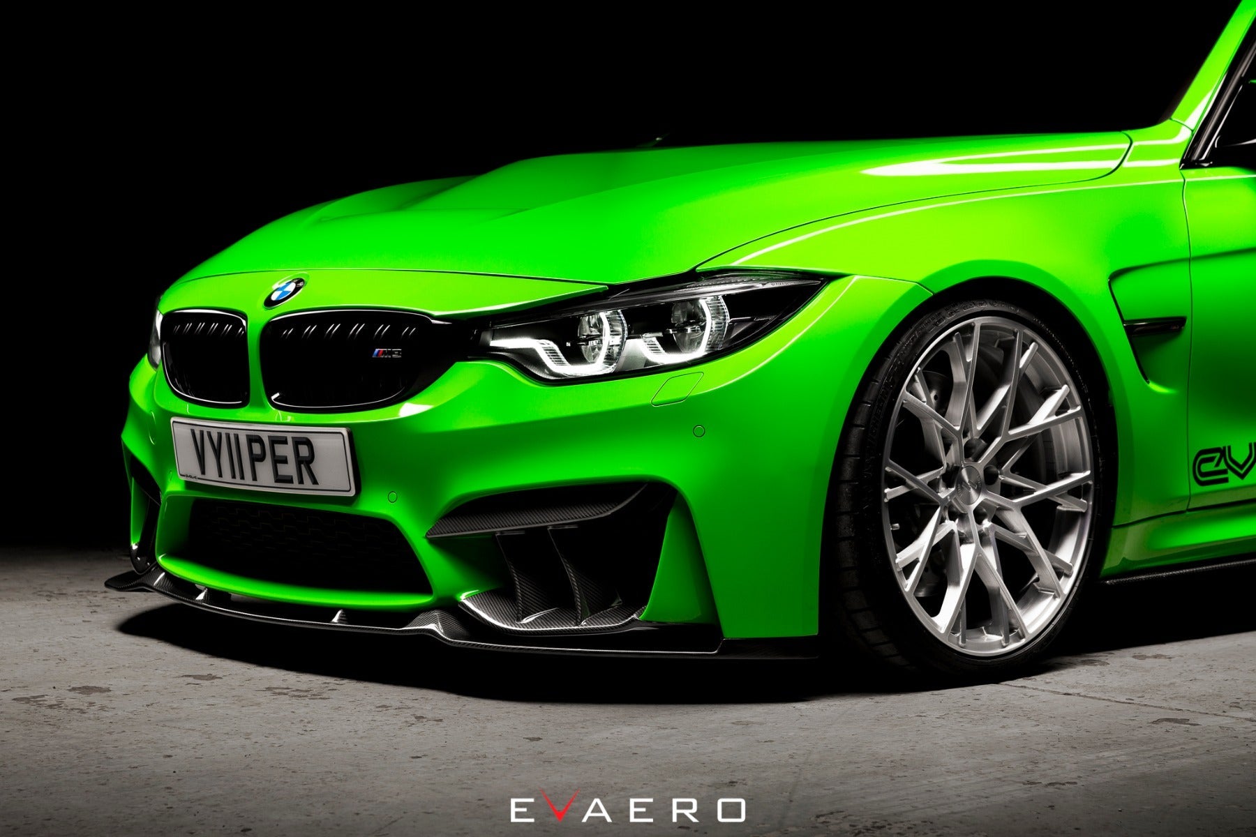 Evaero Carbon Front Splitter - BMW F80 M3 | F82 | F83 M4 - Evolve Automotive