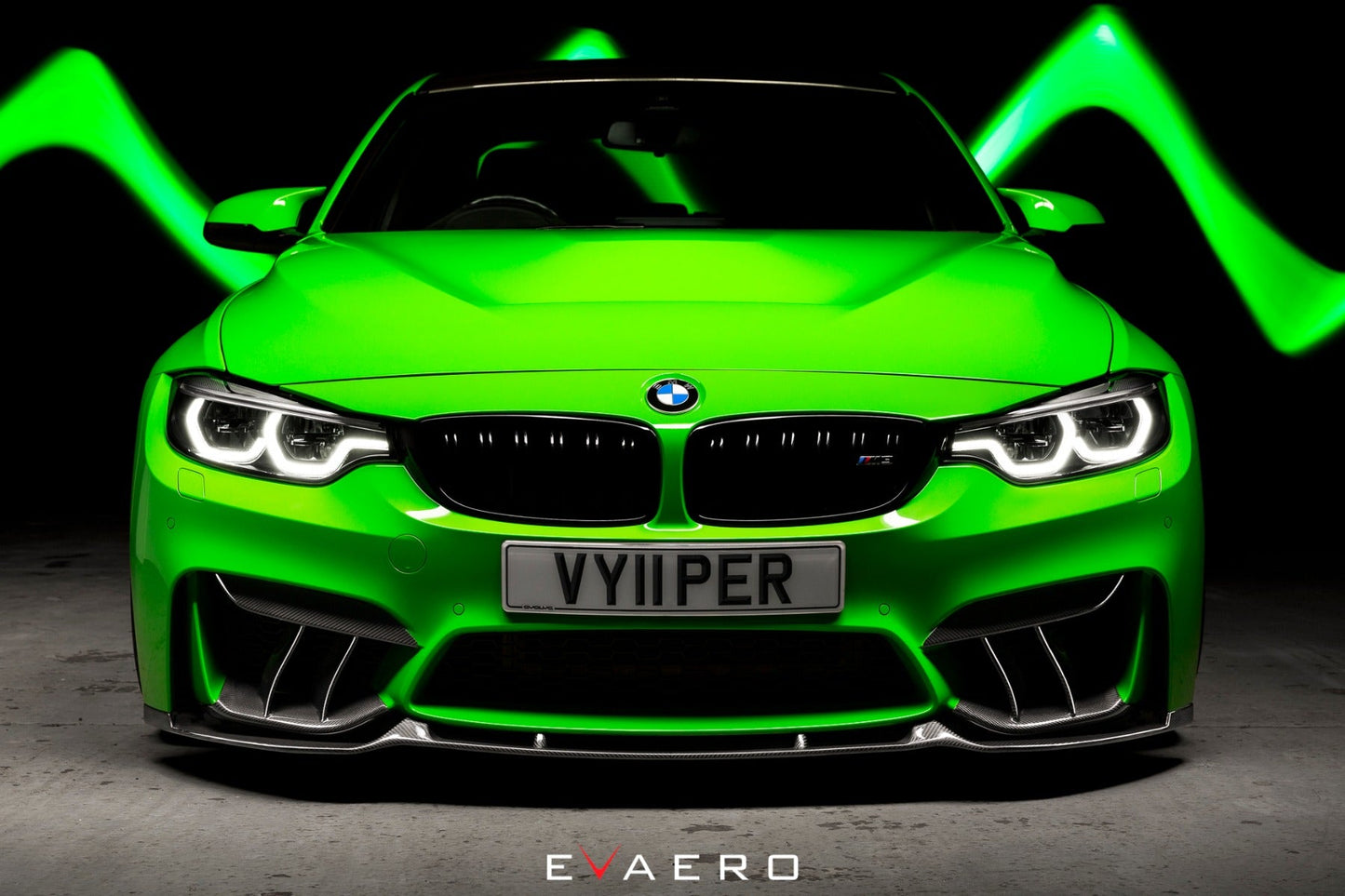 Evaero Carbon Front Splitter - BMW F80 M3 | F82 | F83 M4 - Evolve Automotive