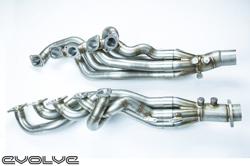 Evolve Long Tube Manifolds - BMW E60/E61 M5 | E63/E64 M6 - Evolve Automotive