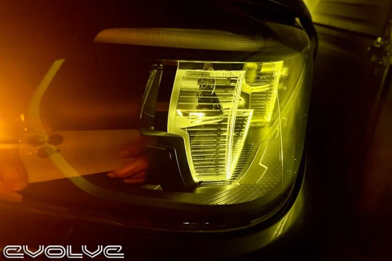 Motorsport+ CS Yellow Daytime Running Light LED Module Set - BMW F90 M5 - Evolve Automotive