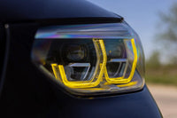 Motorsport+ CSL Yellow Daytime Running Light LED Module Set - BMW F97 X3M | F98 X4M - Evolve Automotive