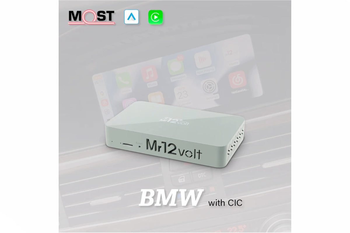 Mr12Volt MOST Bus BMW CIC CarPlay & AA Interface with OEM microphone s ...