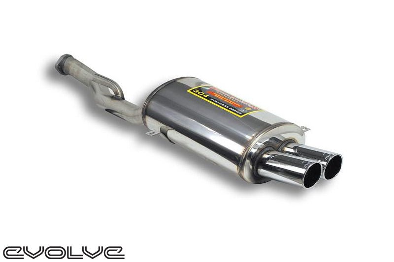 Supersprint Rear Exhaust Left 80MM Tailpipes - BMW Z3M Roadster | Coupe ('97 - '02) - Evolve Automotive