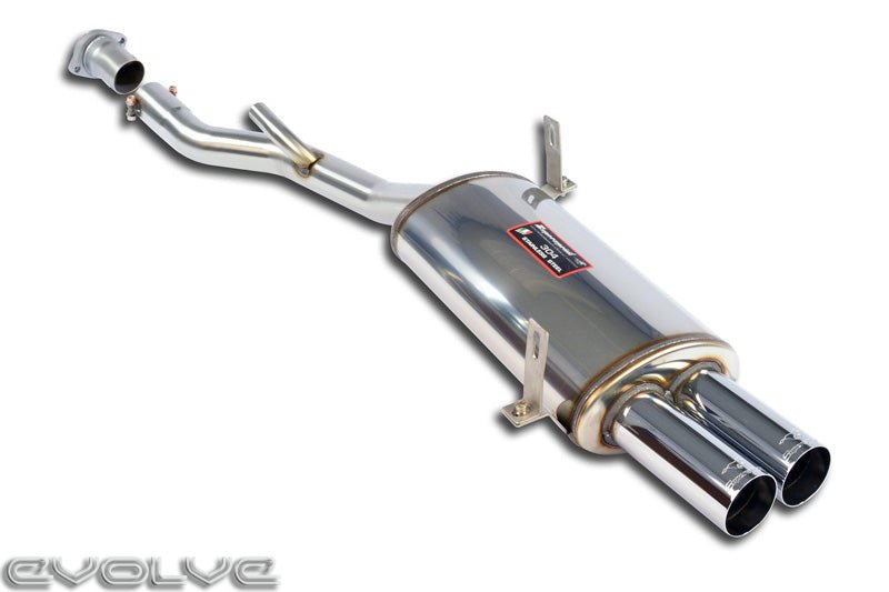Supersprint Rear Exhaust Right Racing 70MM Tailpipes - BMW Z3M Roadster | Coupe ('97 - '02) - Evolve Automotive