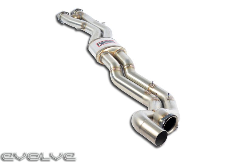 Supersprint BMW E46 M3 Stainless Center H-Pipe - Resonated main image 1
