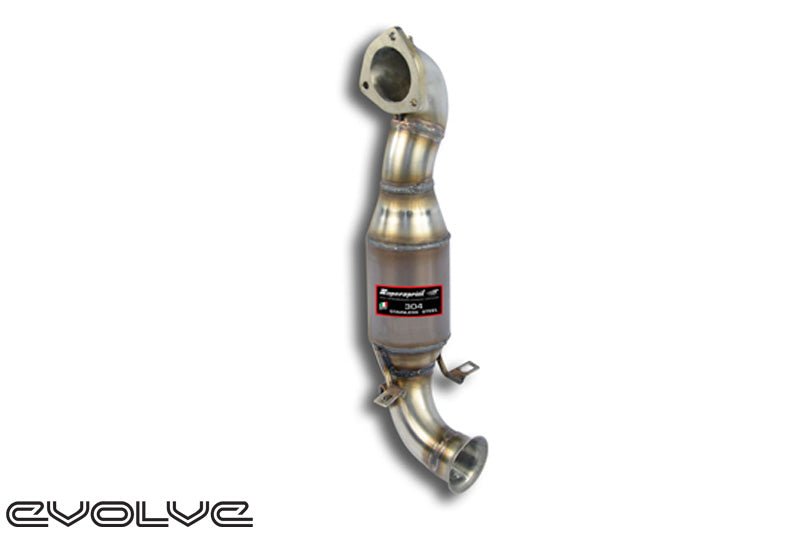 Supersprint Turbo Downpipe With Metallic Catalytic Converter (OEM SYSTEM) - BMW Mini R56 Cooper S | JCW - Evolve Automotive