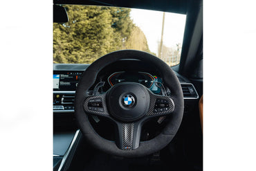 TRE Full Alcantara Steering Wheel - BMW G20 | G42 | G87 | G80 | G82 - Evolve Automotive