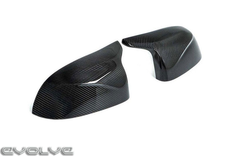 TRE Pre-preg Carbon Fibre Mirror Covers - BMW F97 X3M | F98 X4M | F95 X5M | F96 X6M - Evolve Automotive