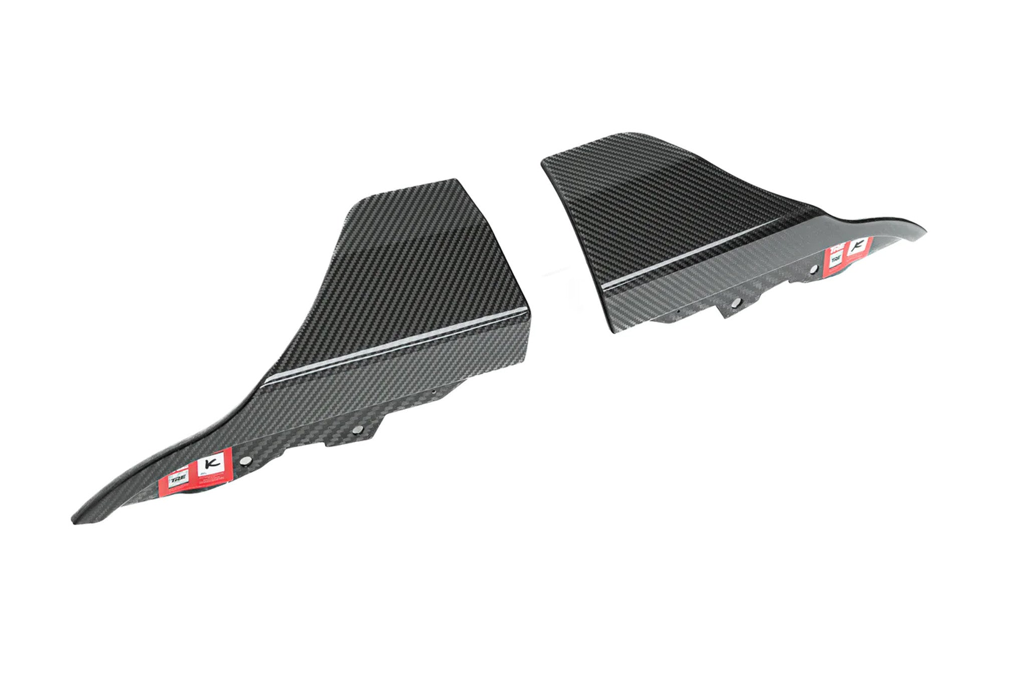 TRE Pre-Preg Carbon Fibre TR87 Rear Bumper Winglets - BMW G87 M2 ...